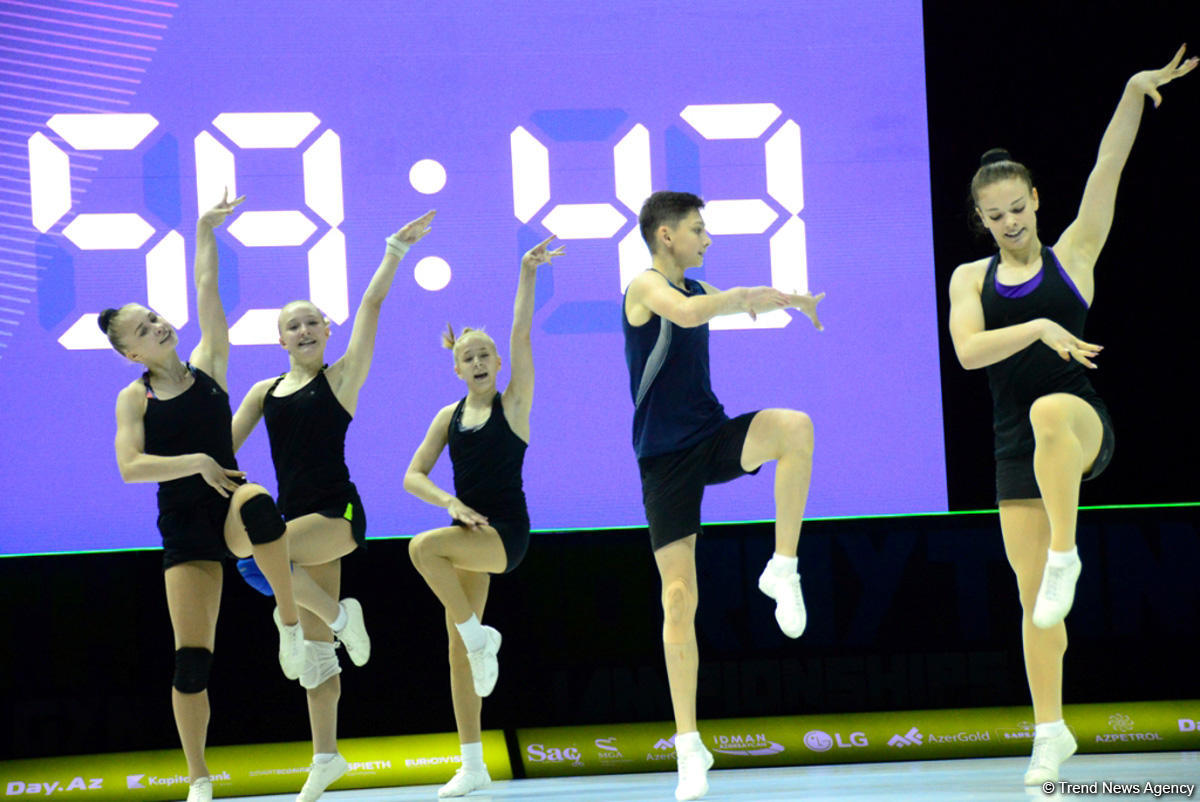 Training underway in Baku for European Aerobic Gymnastics Championships (PHOTO)