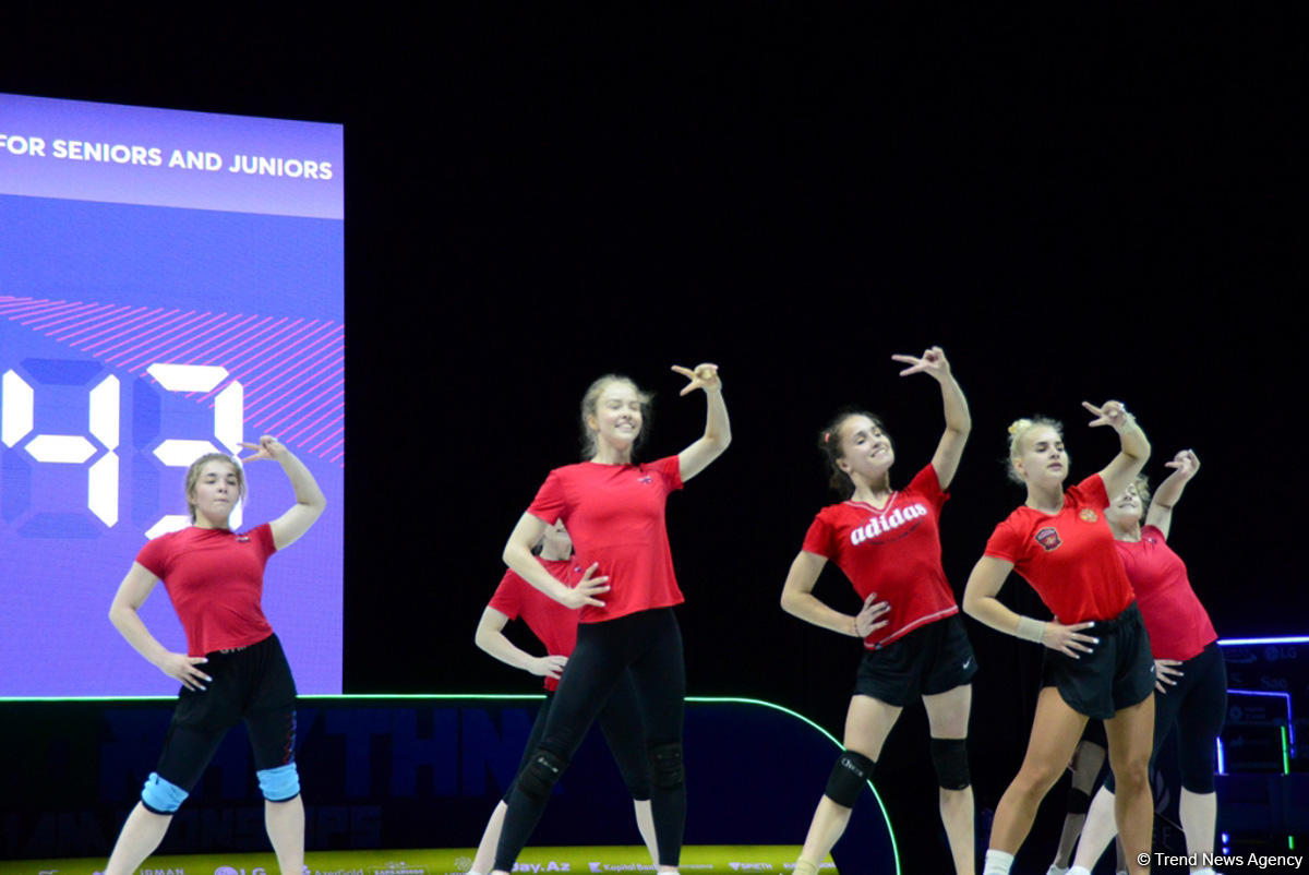 Training underway in Baku for European Aerobic Gymnastics Championships (PHOTO)