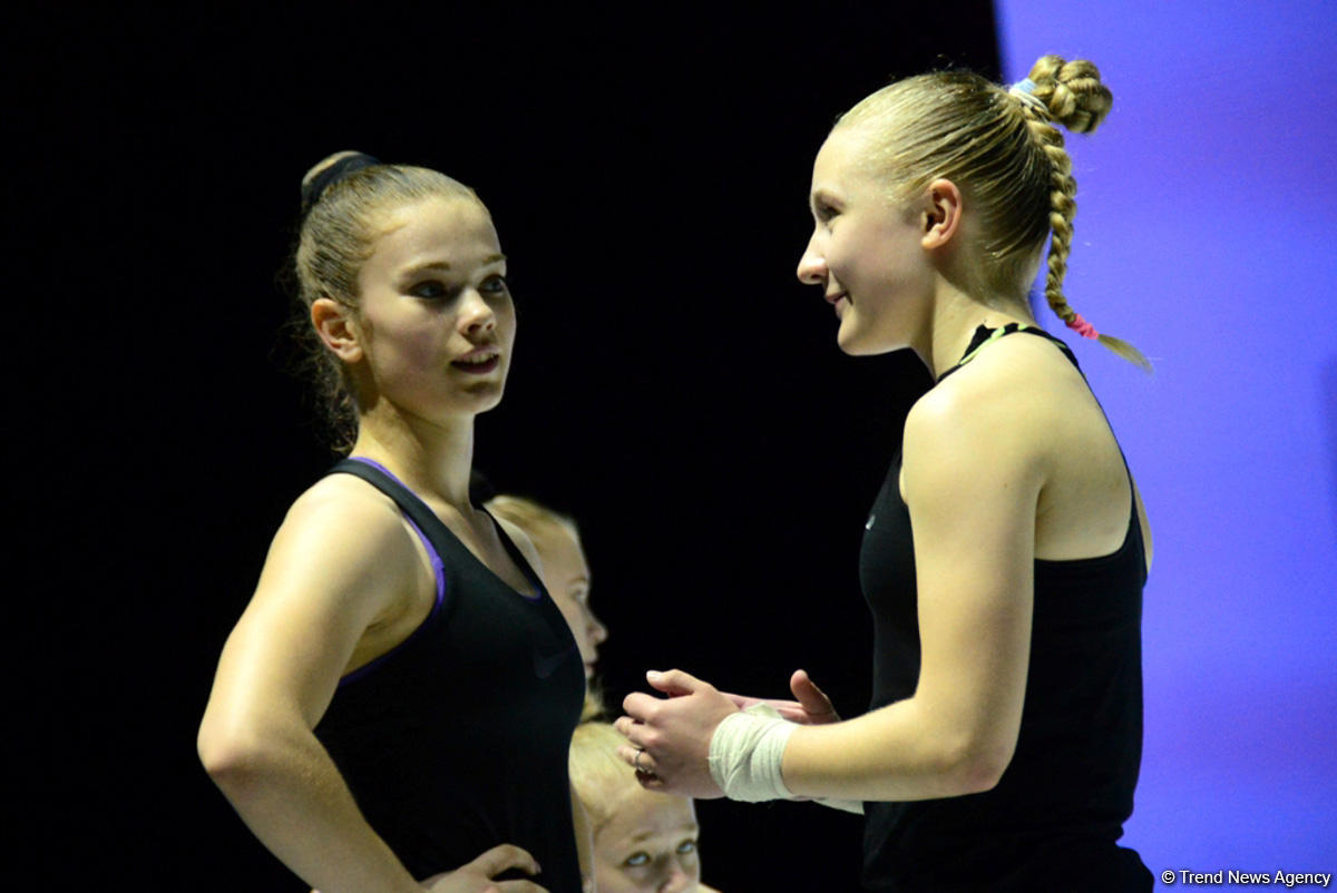 Training underway in Baku for European Aerobic Gymnastics Championships (PHOTO)