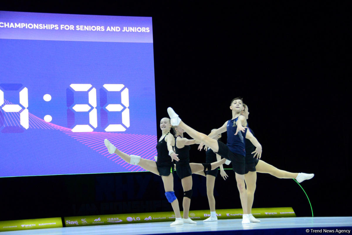 Training underway in Baku for European Aerobic Gymnastics Championships (PHOTO)
