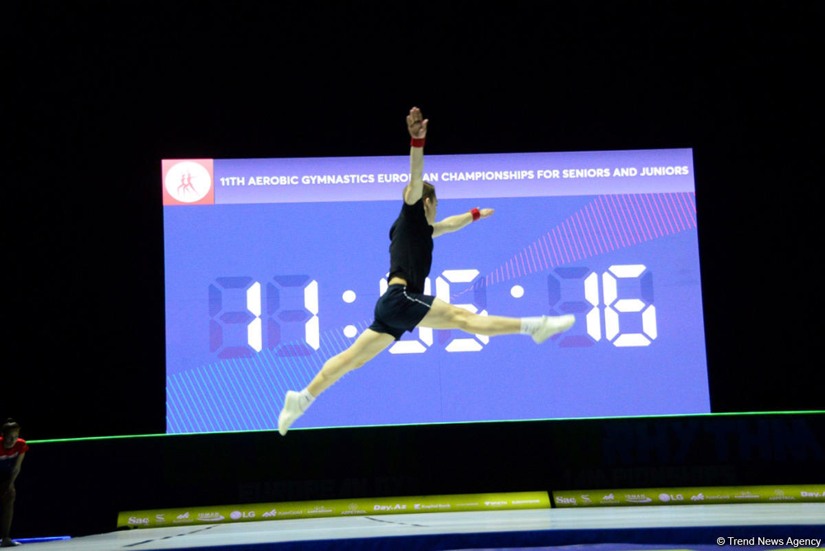 Training underway in Baku for European Aerobic Gymnastics Championships (PHOTO)