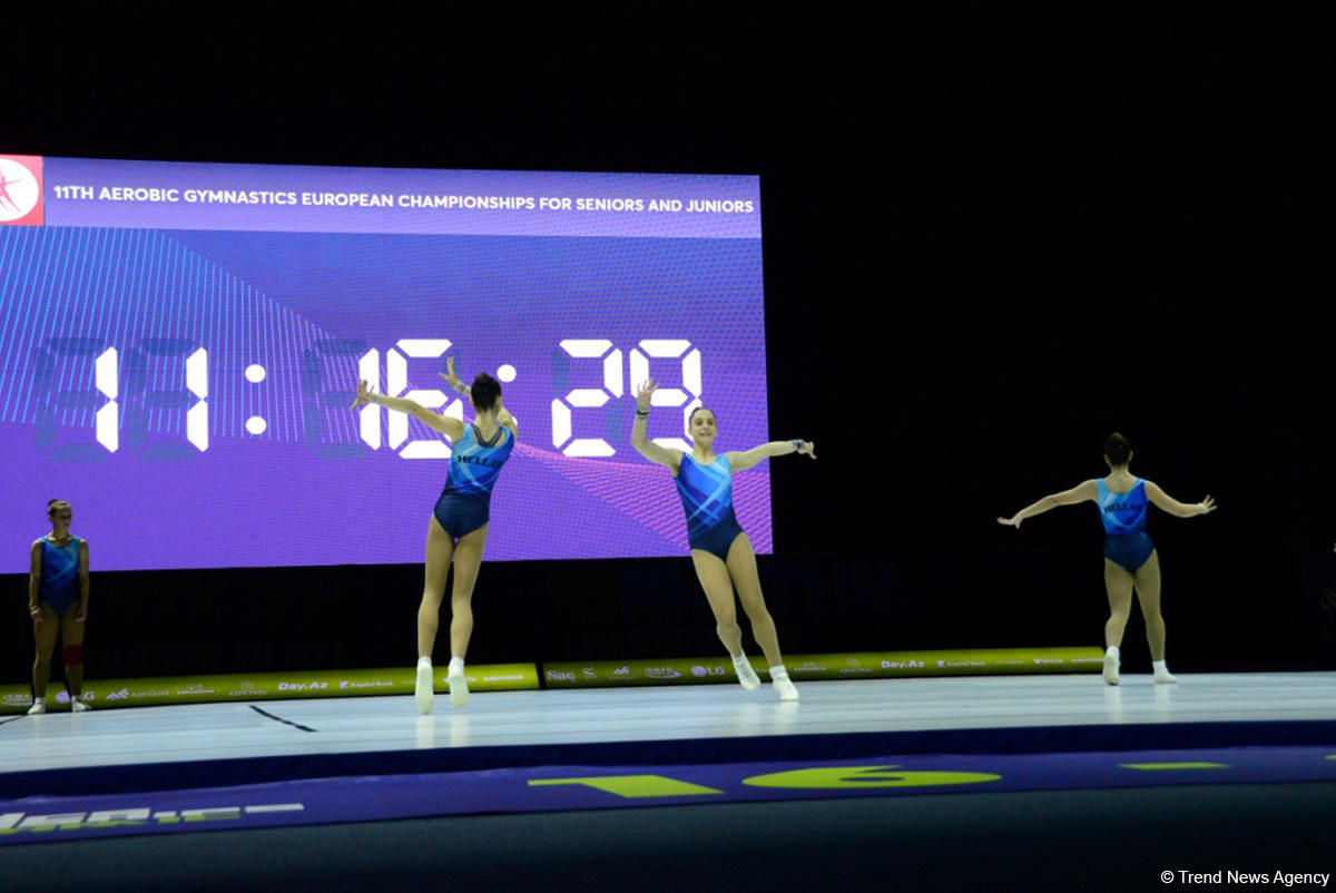 Training underway in Baku for European Aerobic Gymnastics Championships (PHOTO)