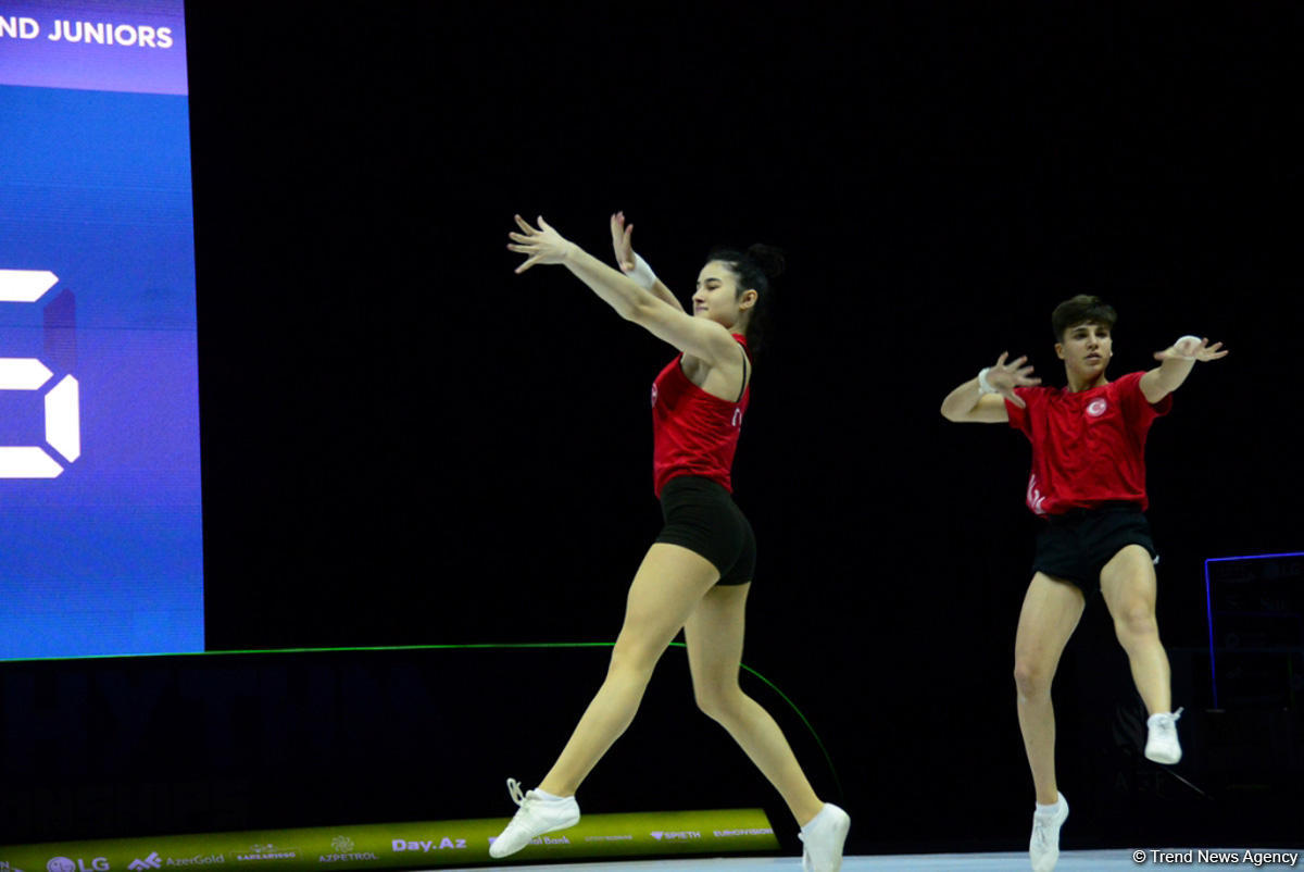 Training underway in Baku for European Aerobic Gymnastics Championships (PHOTO)