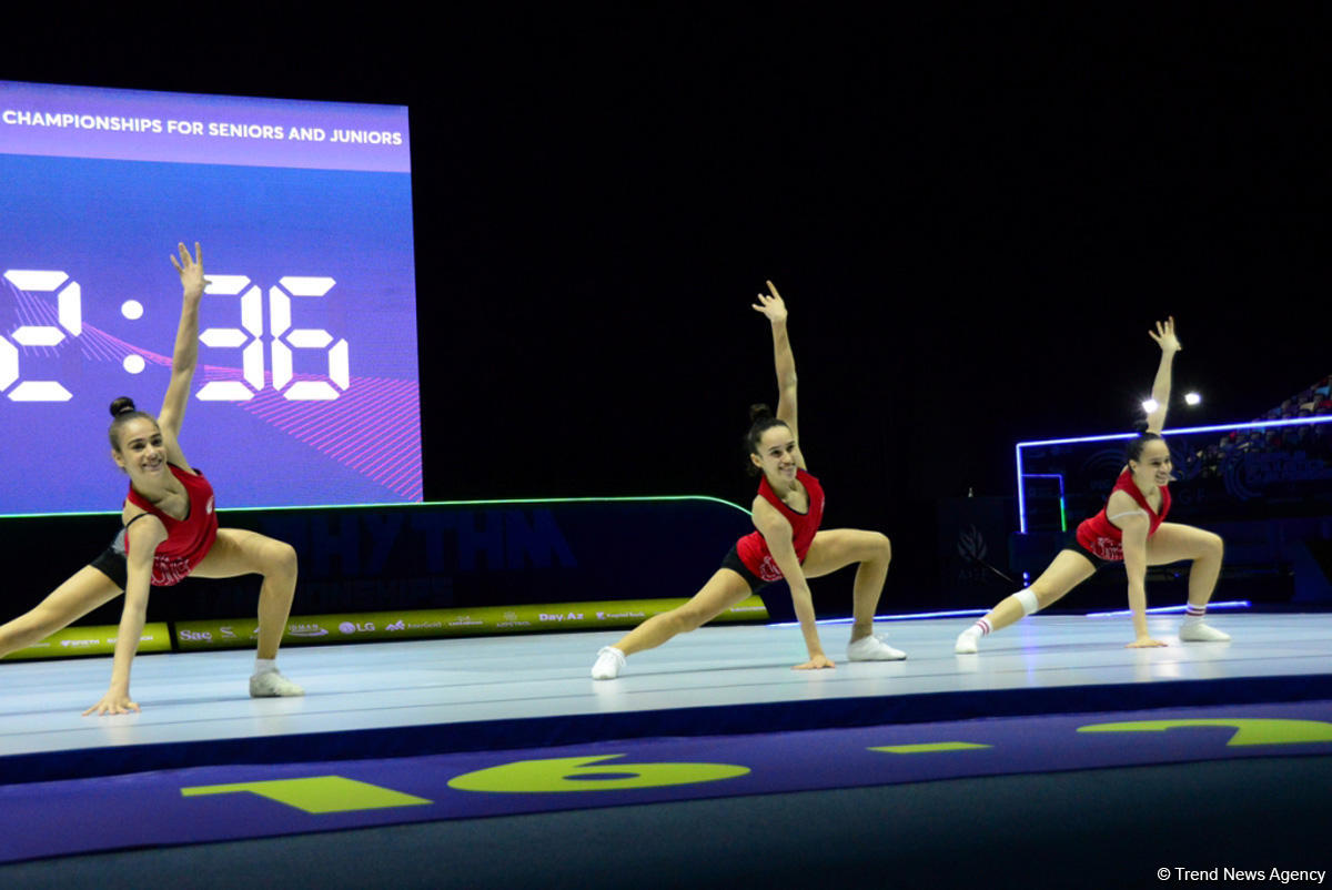 Training underway in Baku for European Aerobic Gymnastics Championships (PHOTO)
