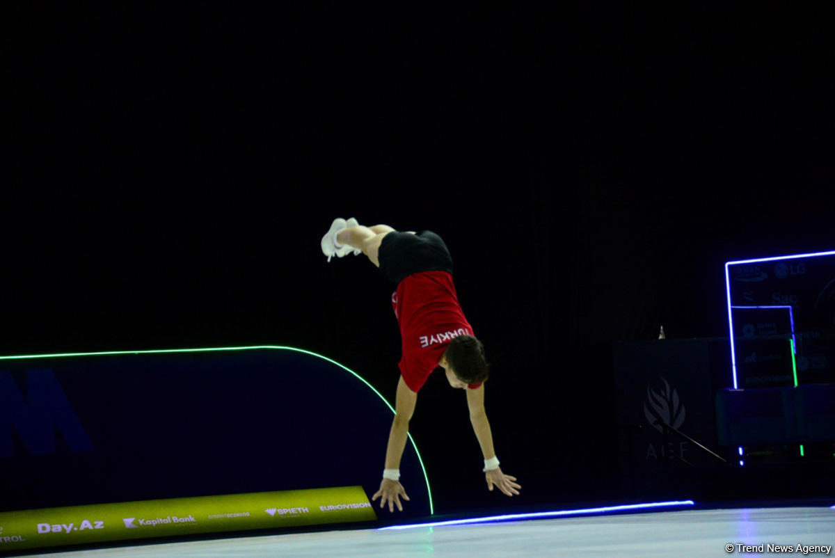 Training underway in Baku for European Aerobic Gymnastics Championships (PHOTO)