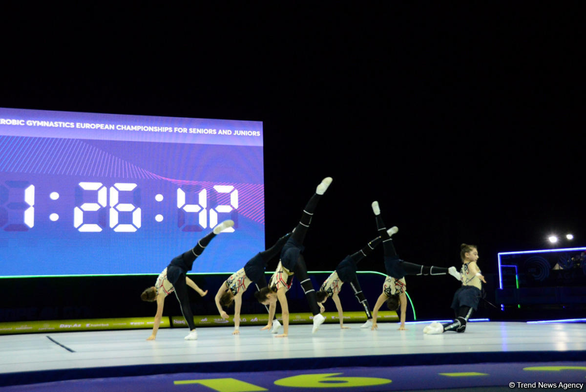 Training underway in Baku for European Aerobic Gymnastics Championships (PHOTO)
