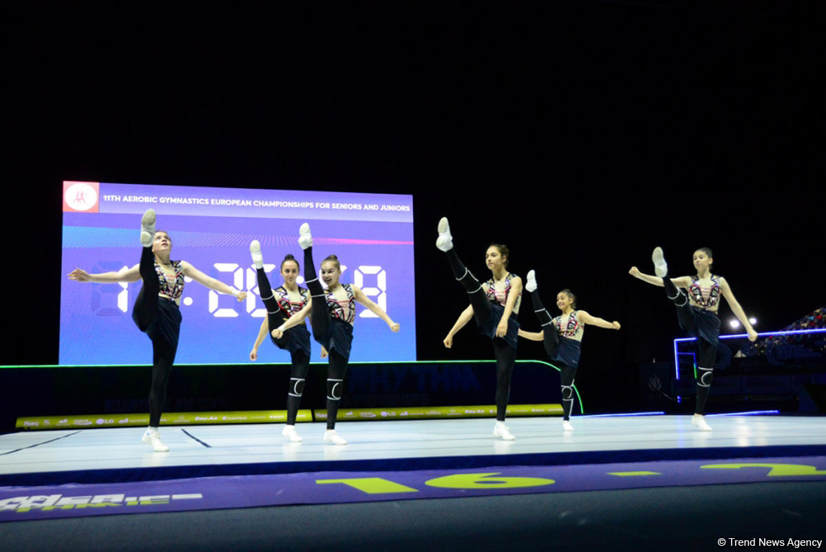 Training underway in Baku for European Aerobic Gymnastics Championships (PHOTO)