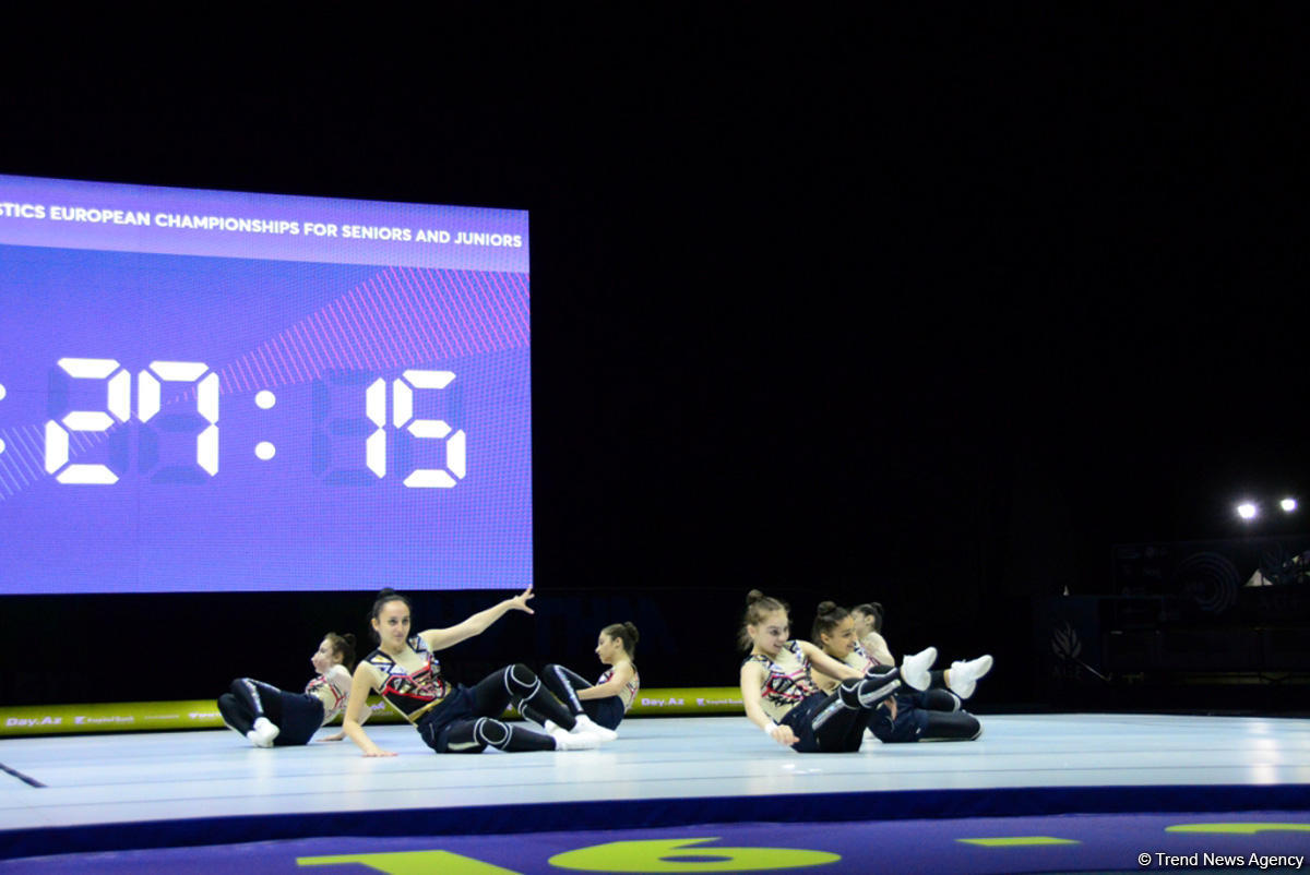 Training underway in Baku for European Aerobic Gymnastics Championships (PHOTO)
