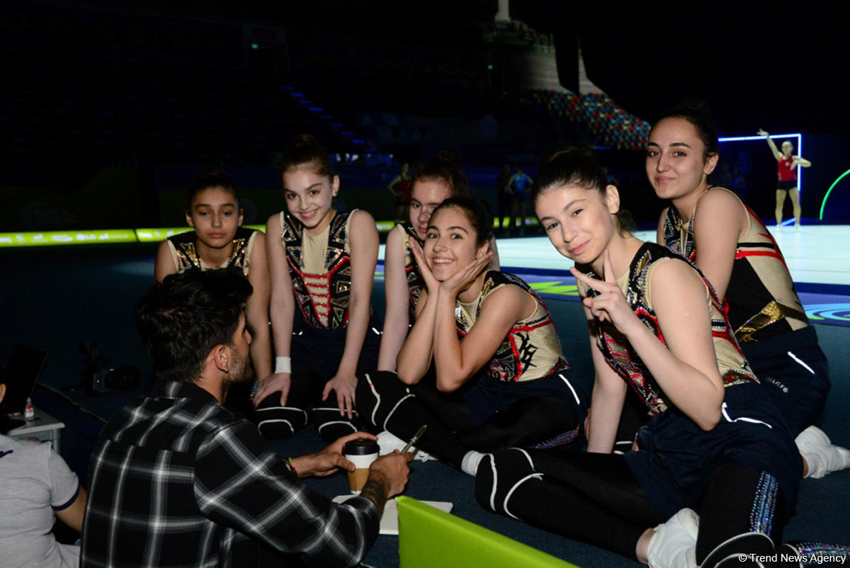 Training underway in Baku for European Aerobic Gymnastics Championships (PHOTO)
