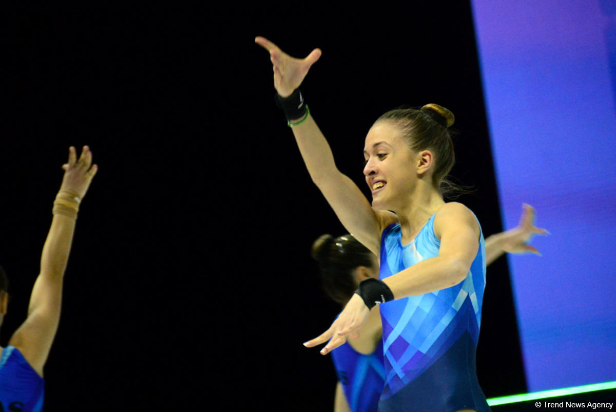 Training underway in Baku for European Aerobic Gymnastics Championships (PHOTO)