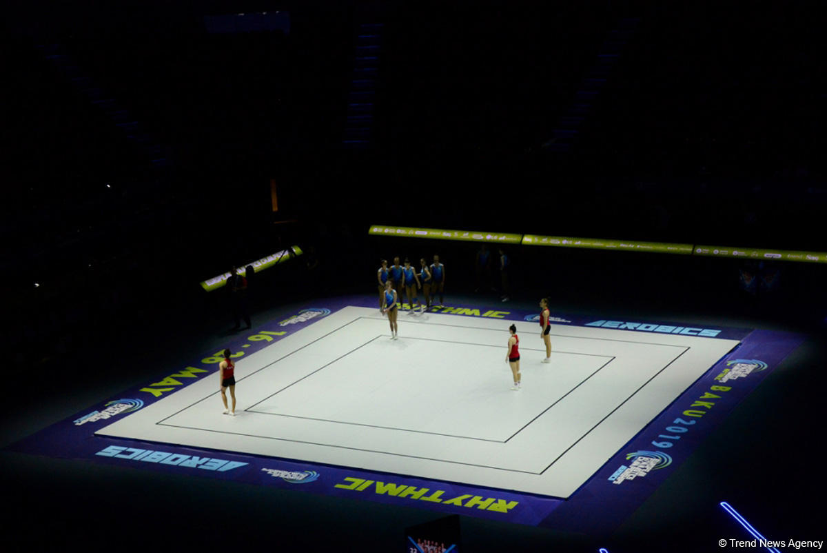 Training underway in Baku for European Aerobic Gymnastics Championships (PHOTO)