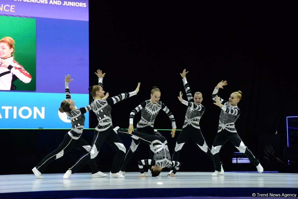 Competitions underway within 11th European Aerobic Gymnastics Championships in Baku (PHOTO)