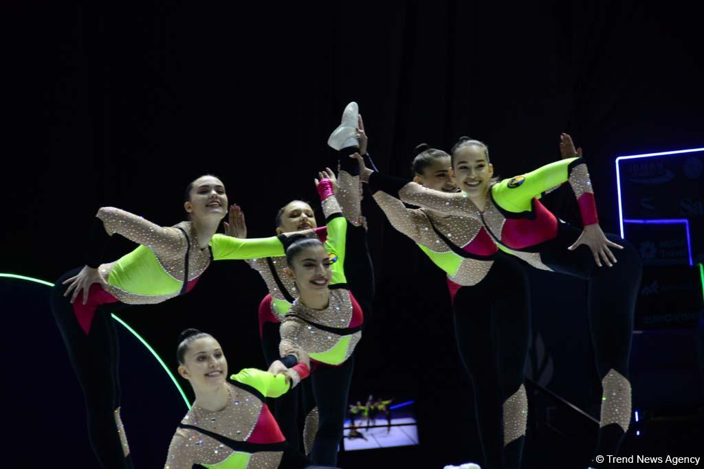 Competitions underway within 11th European Aerobic Gymnastics Championships in Baku (PHOTO)