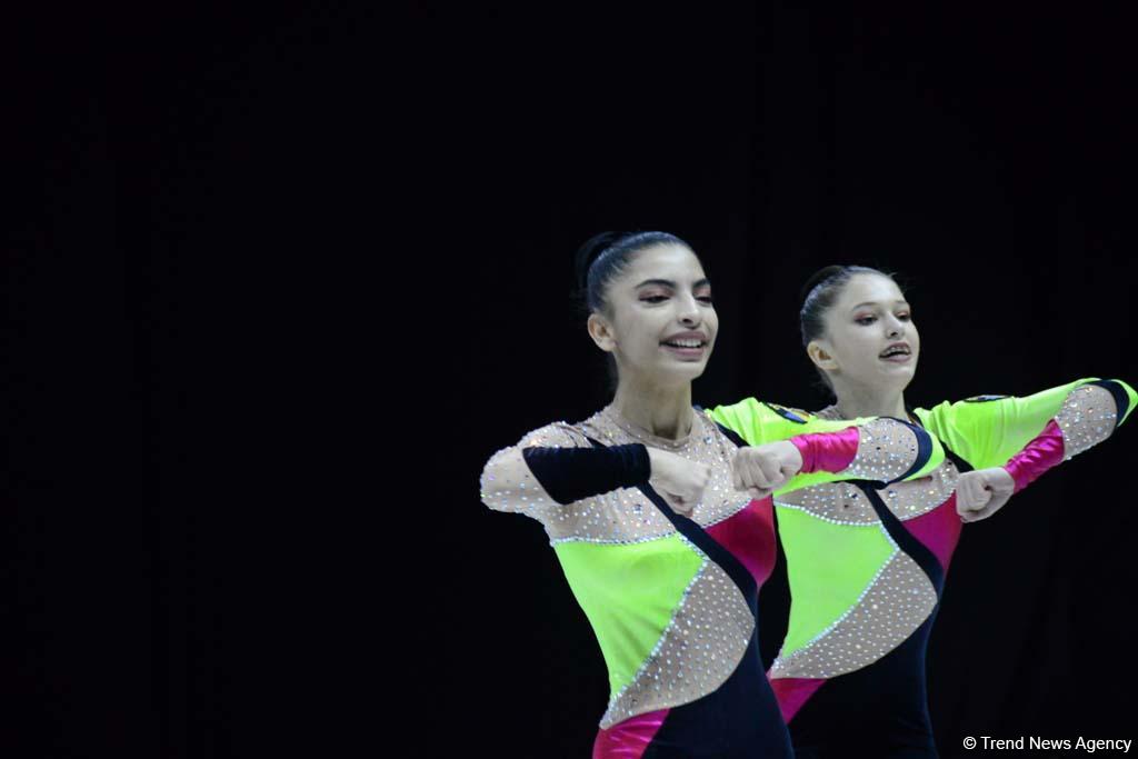 Competitions underway within 11th European Aerobic Gymnastics Championships in Baku (PHOTO)