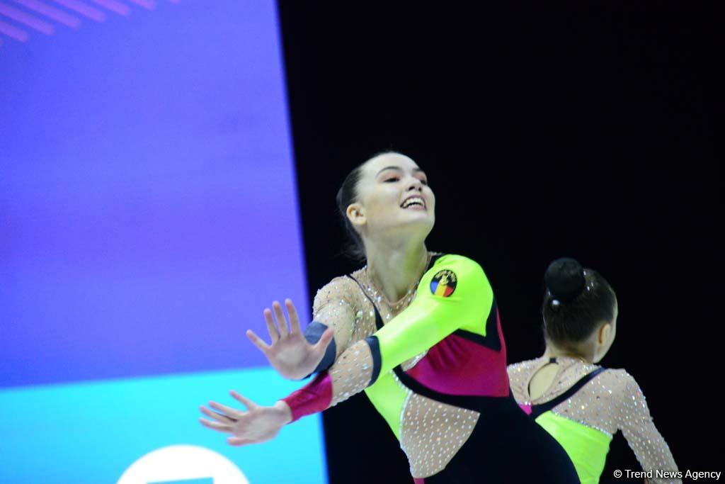 Competitions underway within 11th European Aerobic Gymnastics Championships in Baku (PHOTO)