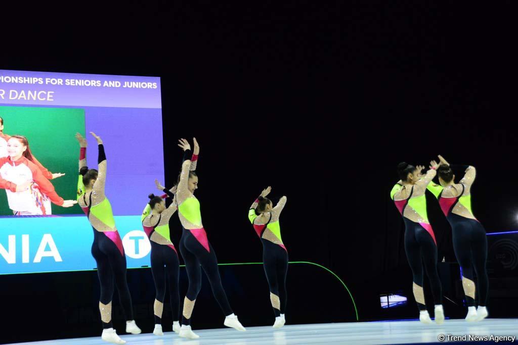 Competitions underway within 11th European Aerobic Gymnastics Championships in Baku (PHOTO)