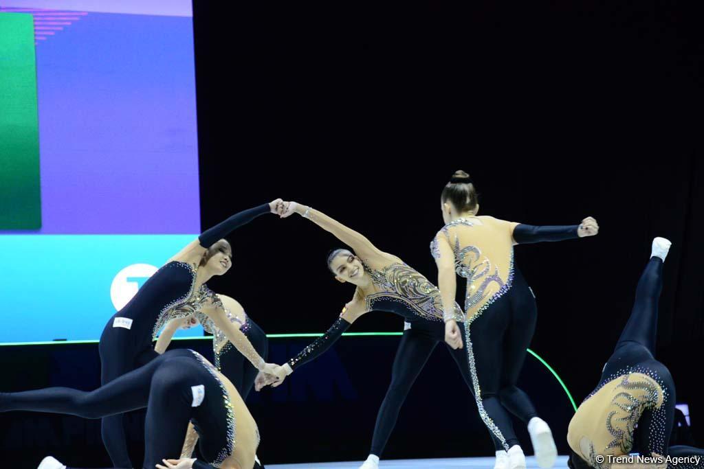 Competitions underway within 11th European Aerobic Gymnastics Championships in Baku (PHOTO)