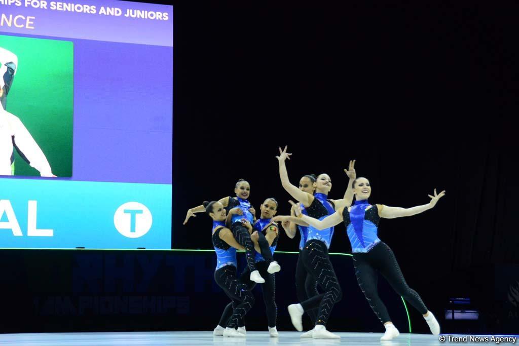 Competitions underway within 11th European Aerobic Gymnastics Championships in Baku (PHOTO)