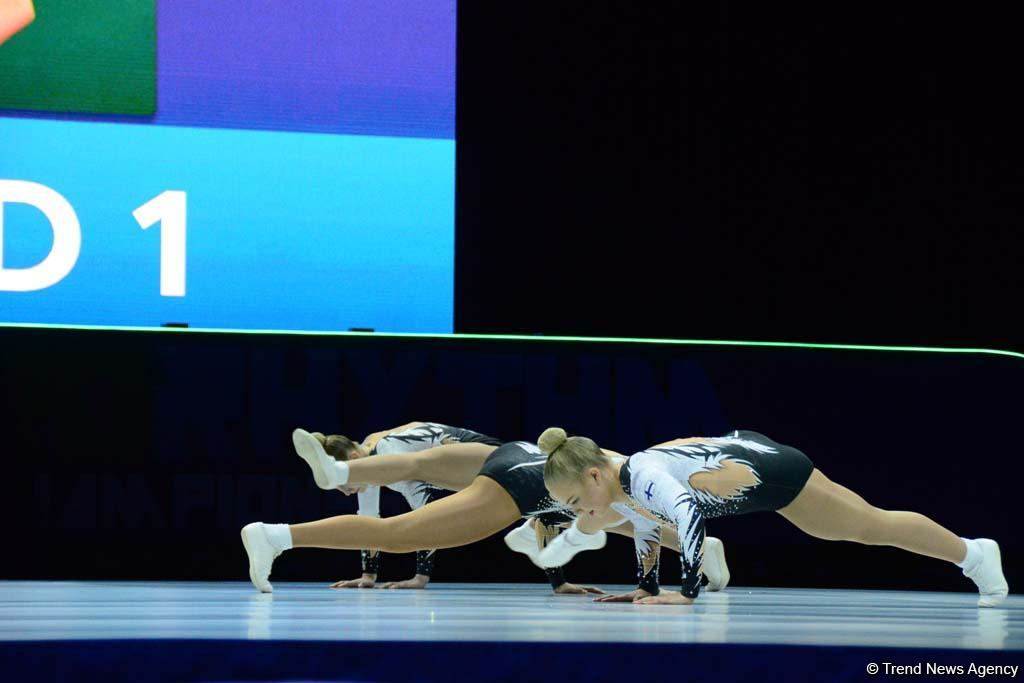 Competitions underway within 11th European Aerobic Gymnastics Championships in Baku (PHOTO)