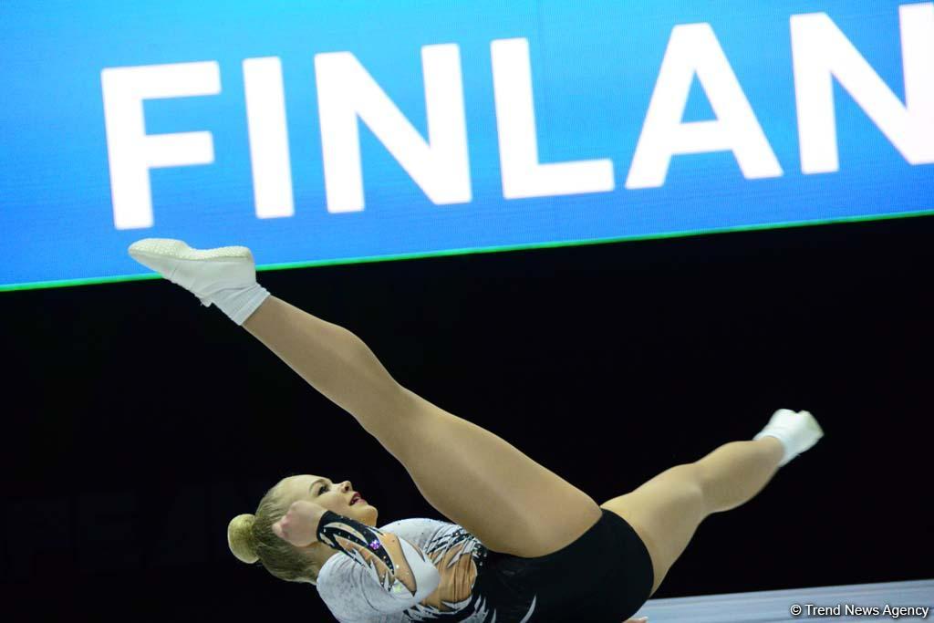 Competitions underway within 11th European Aerobic Gymnastics Championships in Baku (PHOTO)