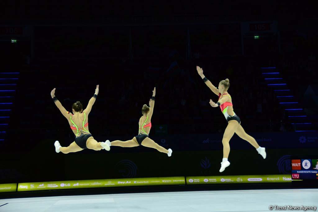 Competitions underway within 11th European Aerobic Gymnastics Championships in Baku (PHOTO)