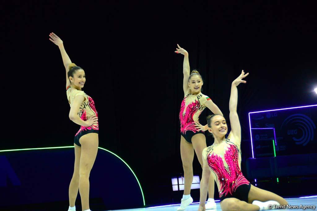 Competitions underway within 11th European Aerobic Gymnastics Championships in Baku (PHOTO)