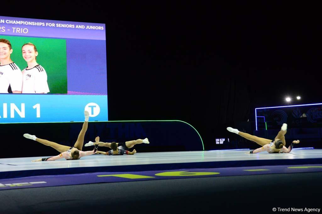 Competitions underway within 11th European Aerobic Gymnastics Championships in Baku (PHOTO)