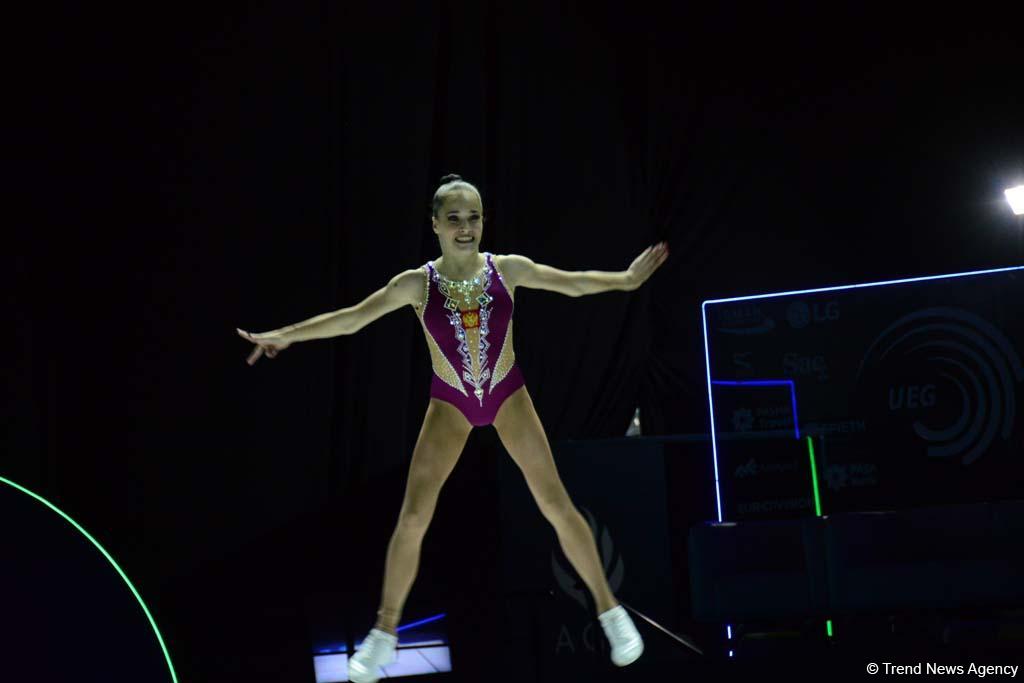 Competitions underway within 11th European Aerobic Gymnastics Championships in Baku (PHOTO)