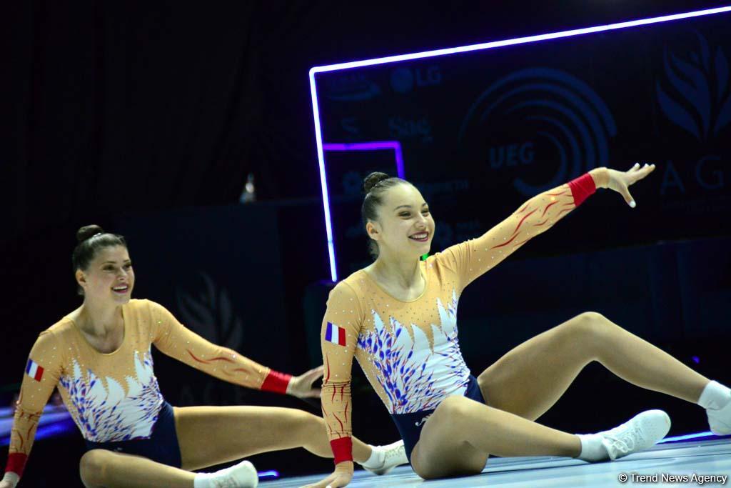 Competitions underway within 11th European Aerobic Gymnastics Championships in Baku (PHOTO)