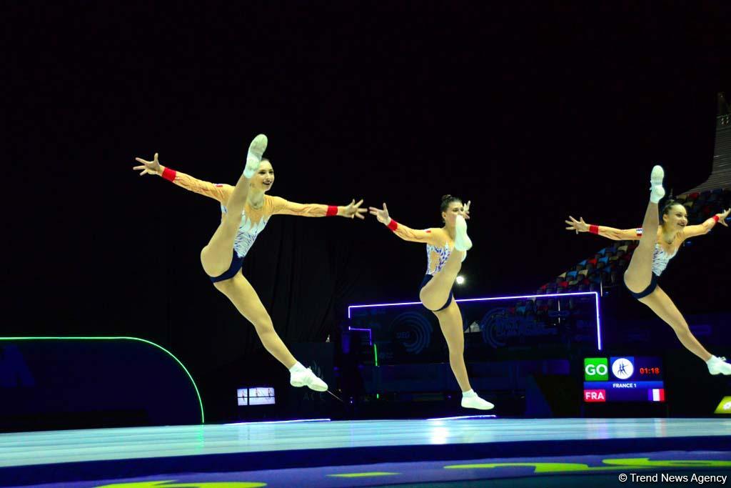 Competitions underway within 11th European Aerobic Gymnastics Championships in Baku (PHOTO)