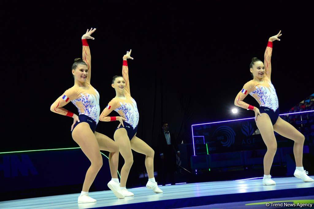 Competitions underway within 11th European Aerobic Gymnastics Championships in Baku (PHOTO)