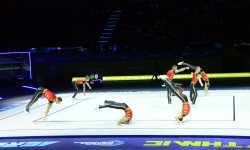 Competitions as part of Day 2 of European Aerobic Gymnastics Championships in Baku continue (PHOTO)