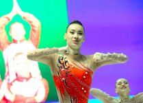 Competitions as part of Day 2 of European Aerobic Gymnastics Championships in Baku continue (PHOTO)