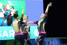 Competitions as part of Day 2 of European Aerobic Gymnastics Championships in Baku continue (PHOTO)