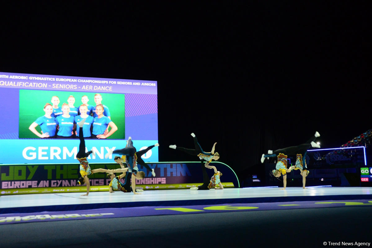 2nd day of 11th European Aerobic Gymnastics Championships kicks off in Baku (PHOTO)