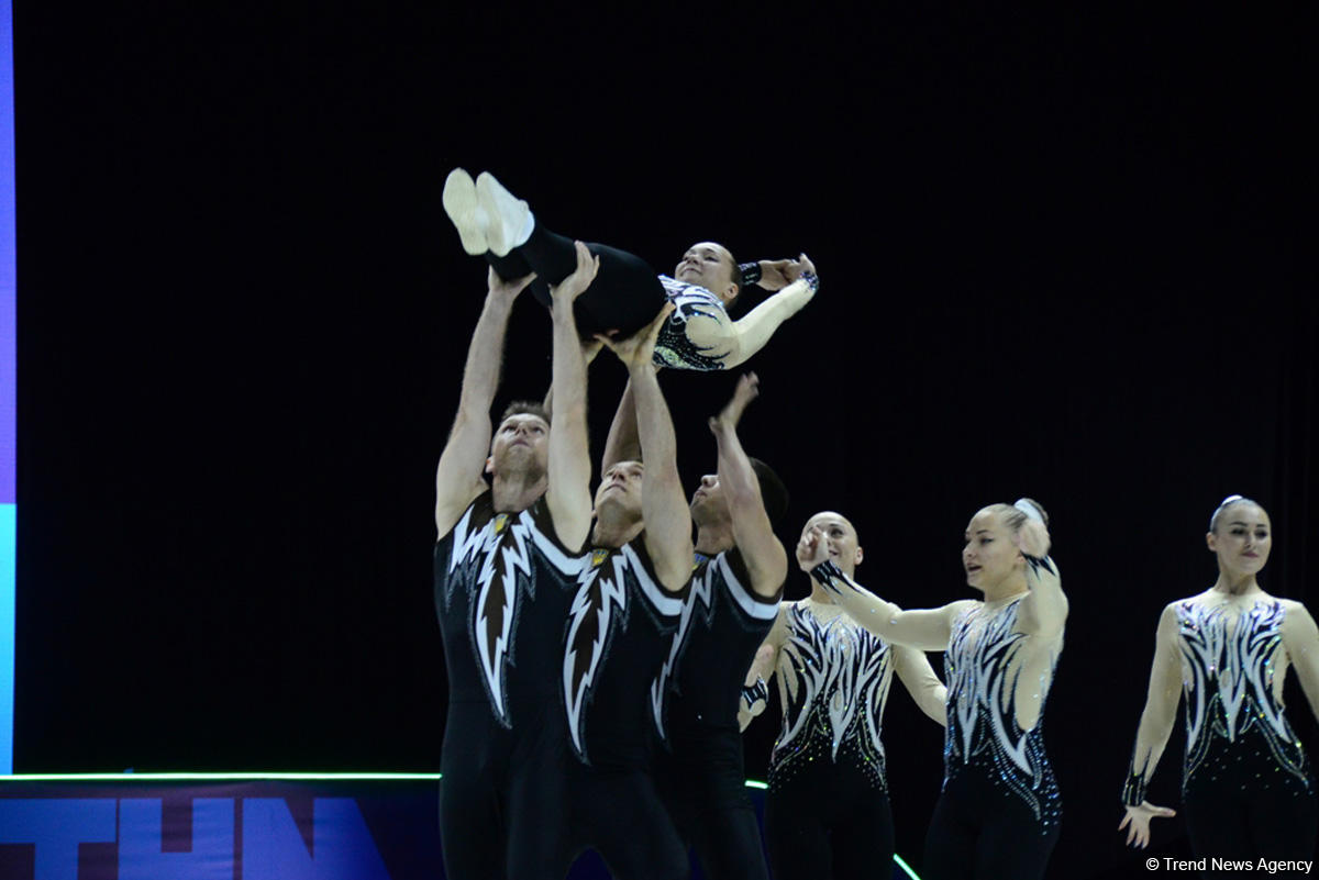 2nd day of 11th European Aerobic Gymnastics Championships kicks off in Baku (PHOTO)