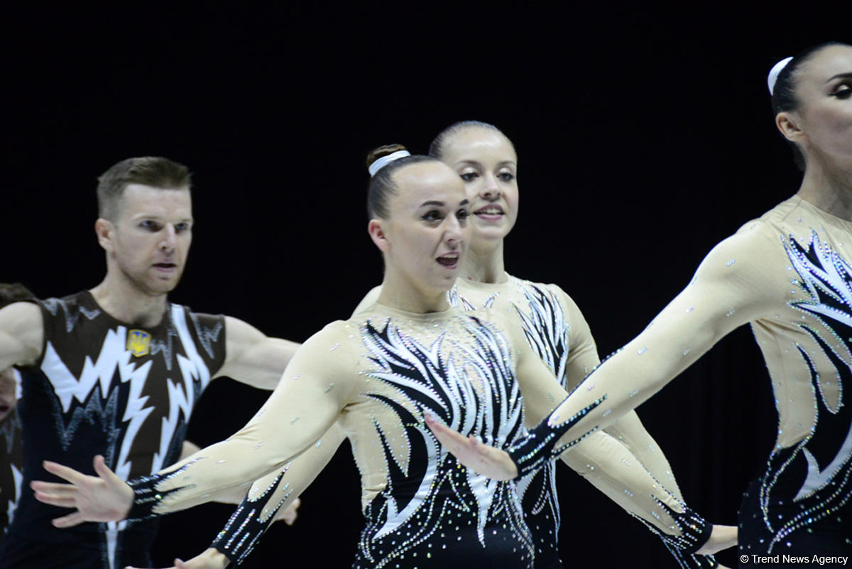 2nd day of 11th European Aerobic Gymnastics Championships kicks off in Baku (PHOTO)