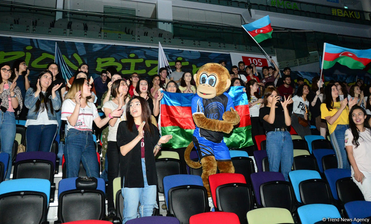 Competitions as part of Day 2 of European Aerobic Gymnastics Championships in Baku continue (PHOTO)