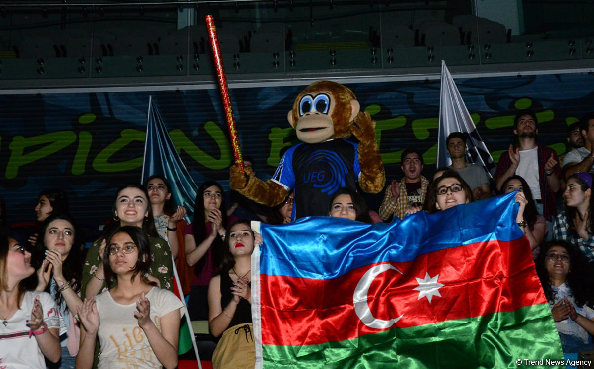 Competitions as part of Day 2 of European Aerobic Gymnastics Championships in Baku continue (PHOTO)