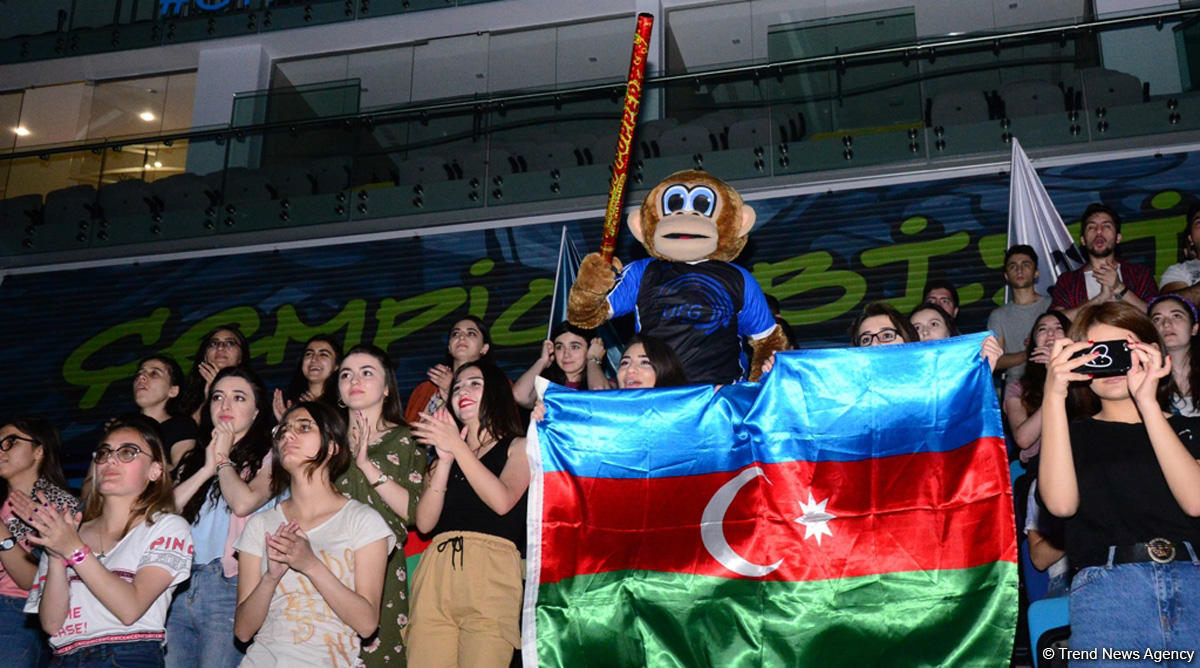 Competitions as part of Day 2 of European Aerobic Gymnastics Championships in Baku continue (PHOTO)