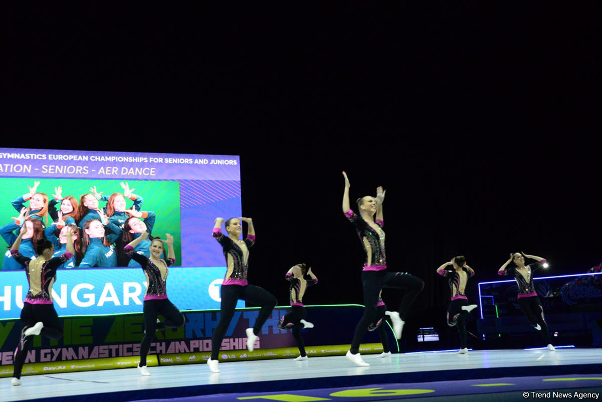 Competitions as part of Day 2 of European Aerobic Gymnastics Championships in Baku continue (PHOTO)