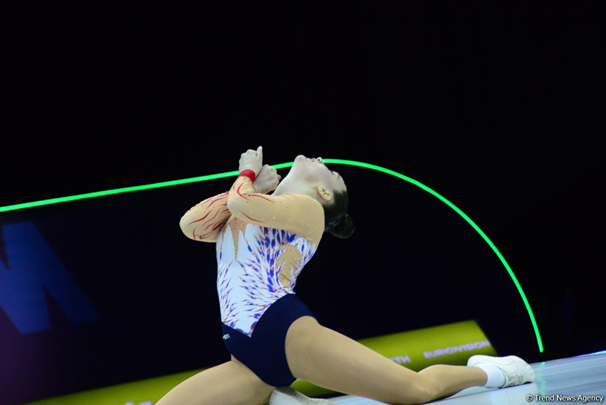 Competitions as part of Day 2 of European Aerobic Gymnastics Championships in Baku continue (PHOTO)
