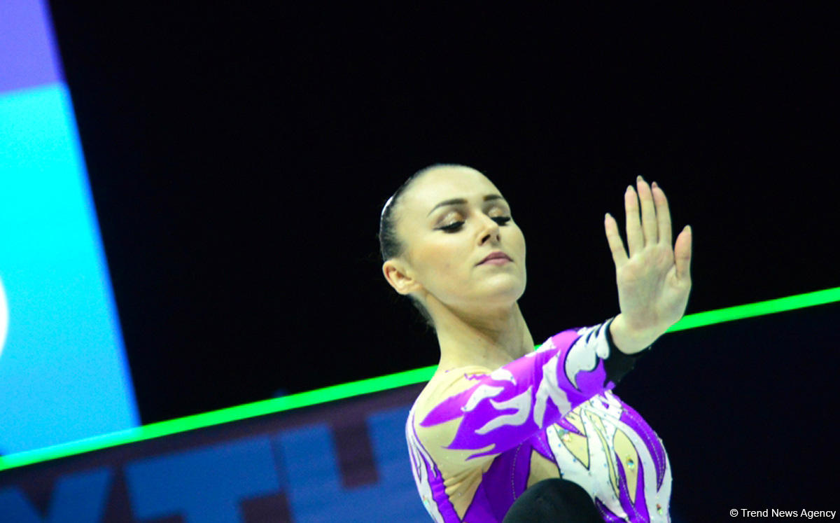 Competitions as part of Day 2 of European Aerobic Gymnastics Championships in Baku continue (PHOTO)