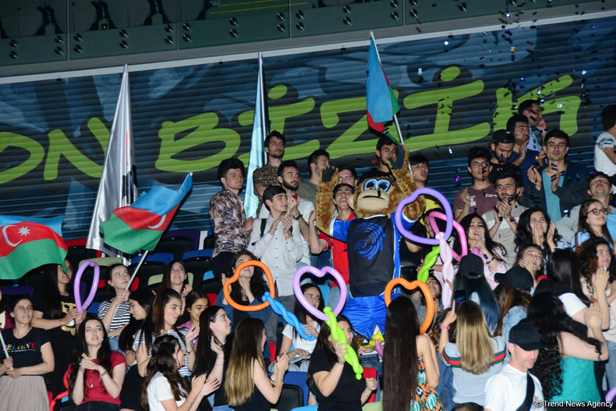 Joy & delight at European Aerobic Gymnastics Championships in Baku (PHOTO)