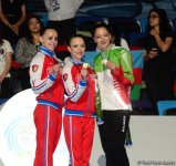 Winners among individual men and women, mixed pairs of seniors awarded within European Aerobic Gymnastics Championships in Baku (PHOTO)