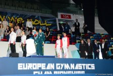 Winners among individual men and women, mixed pairs of seniors awarded within European Aerobic Gymnastics Championships in Baku (PHOTO)