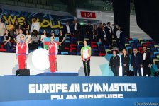 Winners among individual men and women, mixed pairs of seniors awarded within European Aerobic Gymnastics Championships in Baku (PHOTO)