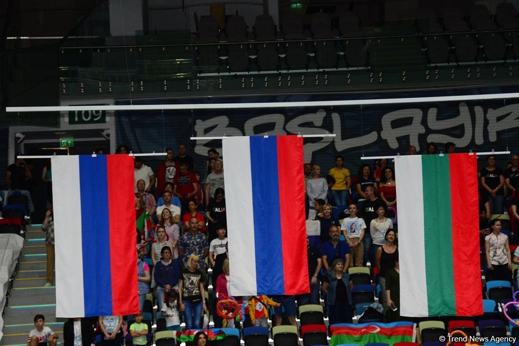 Winners among individual men and women, mixed pairs of seniors awarded within European Aerobic Gymnastics Championships in Baku (PHOTO)
