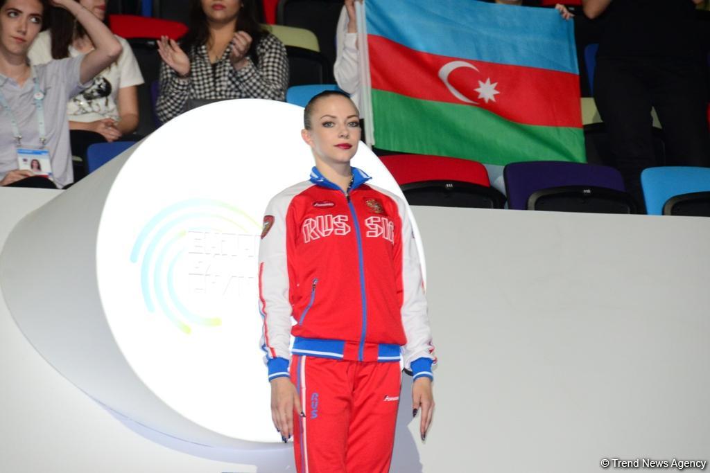 Winners among individual men and women, mixed pairs of seniors awarded within European Aerobic Gymnastics Championships in Baku (PHOTO)
