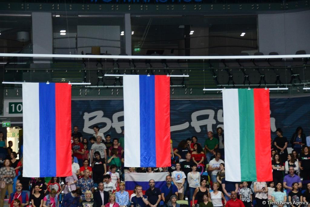 Winners among individual men and women, mixed pairs of seniors awarded within European Aerobic Gymnastics Championships in Baku (PHOTO)